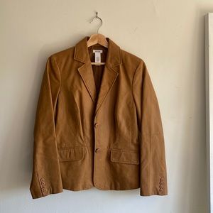 BEIGE LEATHER JACKET